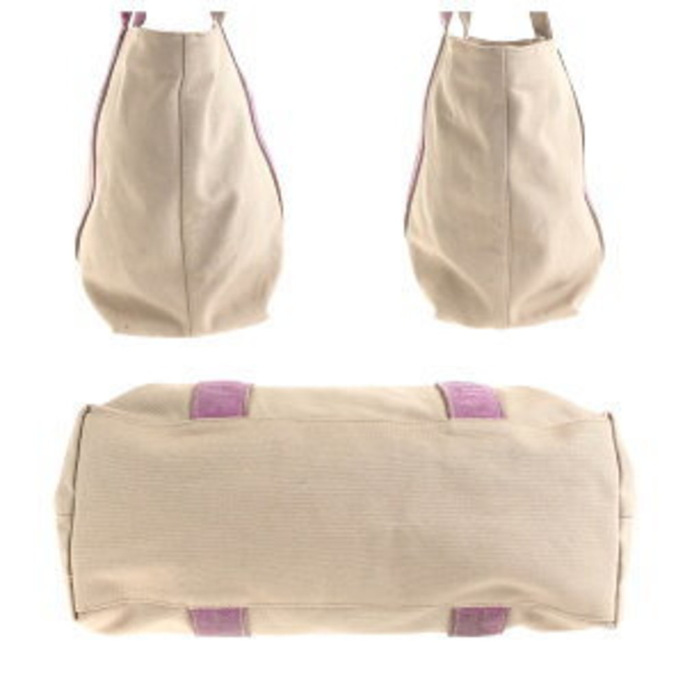 Prada Triangular Bag Beige Shoulder Suede Pink Ca… - image 8